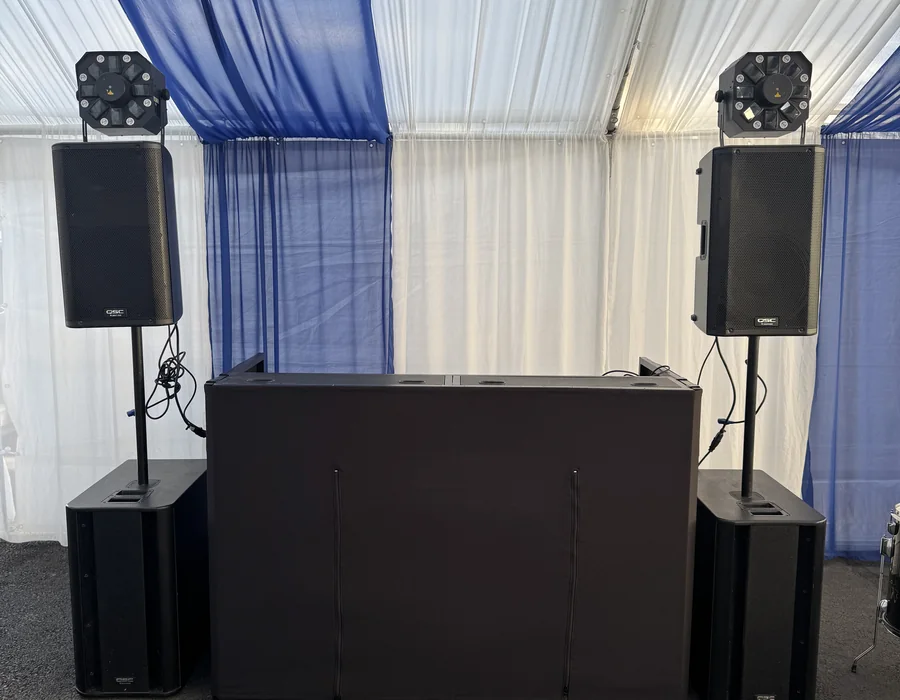 Equipo de DJ para fiesta